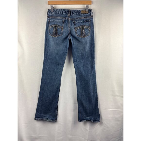 Seven7 Womens Boot Cut Jeans Size 29 Blue Denim Made In Hong Kong - Picture 5 of 6